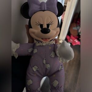 vintage Disney Mattel Huglight Minnie Your Sleepytime Friend Mattel 1980’s